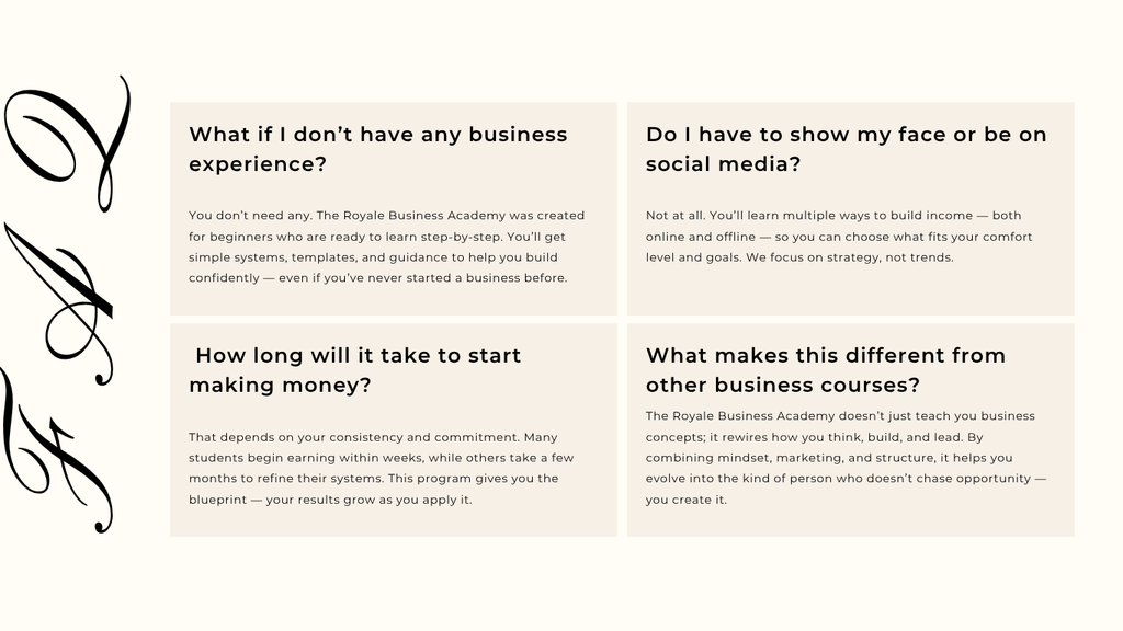 The Royale Business Academy