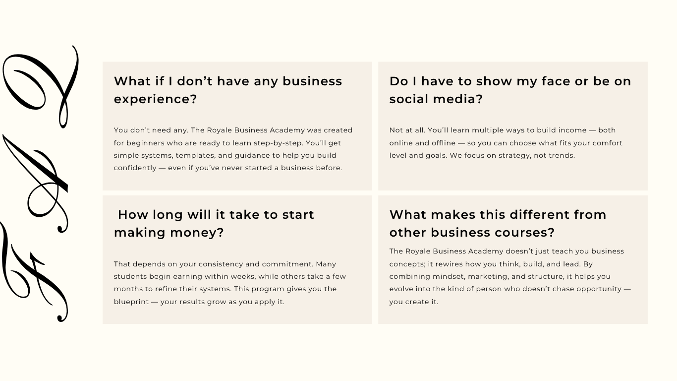 The Royale Business Academy